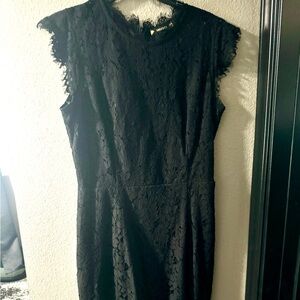 Elegant Black Lace Dress